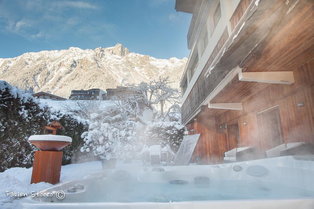 Apartment Au Bon Coin - Luxury Chamonix Hidden Haven, Mont Blanc View, Hot Tub And Garden Exteriér fotografie