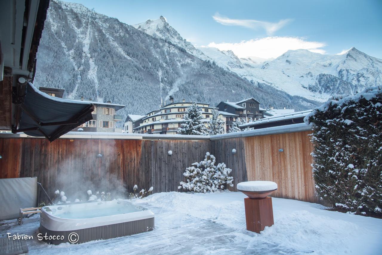 Apartment Au Bon Coin - Luxury Chamonix Hidden Haven, Mont Blanc View, Hot Tub And Garden Exteriér fotografie